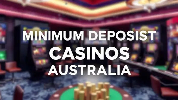 minimum deposit casinos australia