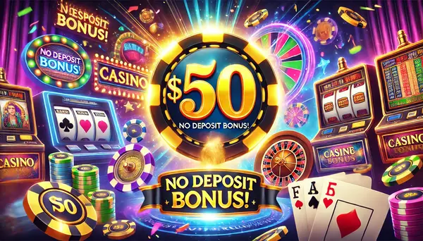 50 no deposit bonus
