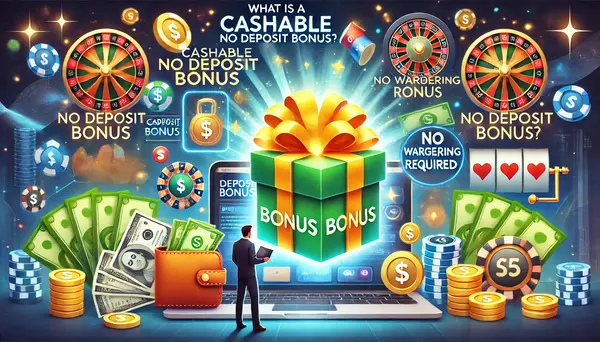 cashable no deposit bonus no wagering requirements
