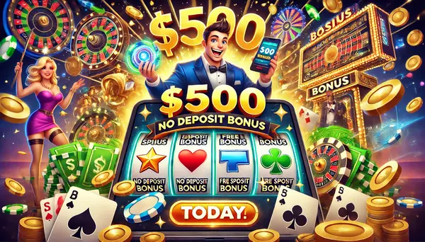 500 no deposit bonus
